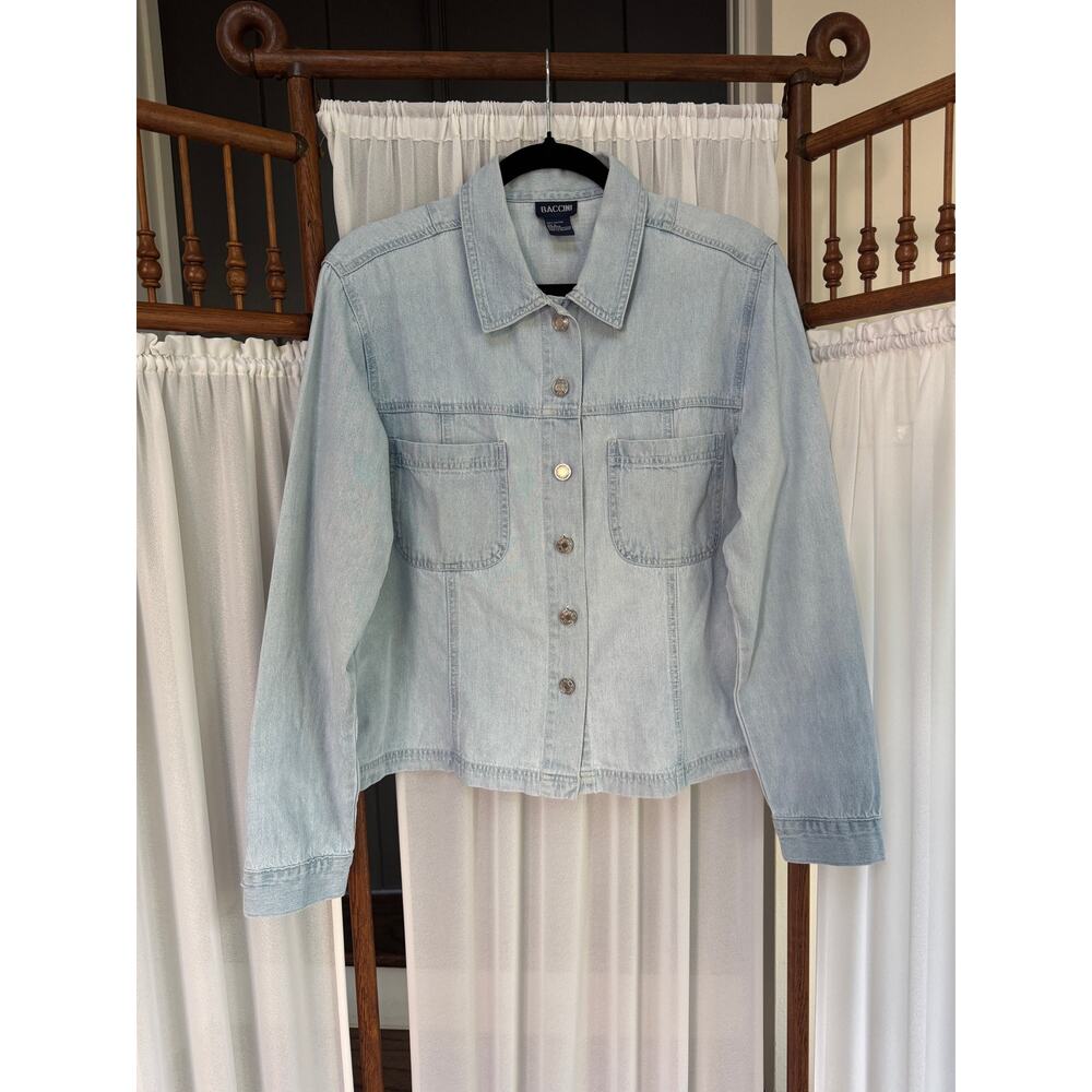 Vintage Chambray Buttondown Shirt Shacket